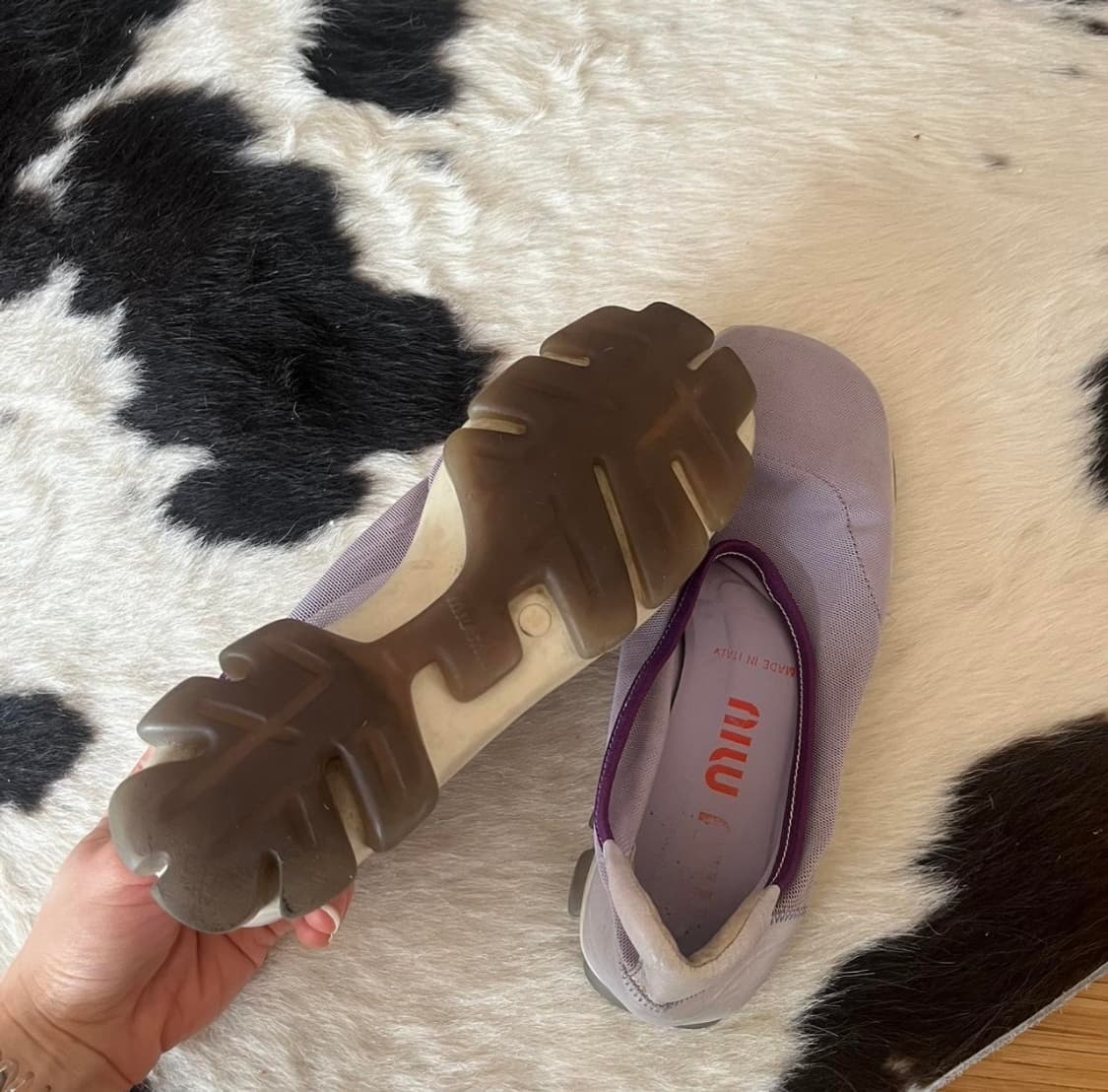 Miu miu 메쉬 플랫슈즈 235-240 상품이미지3