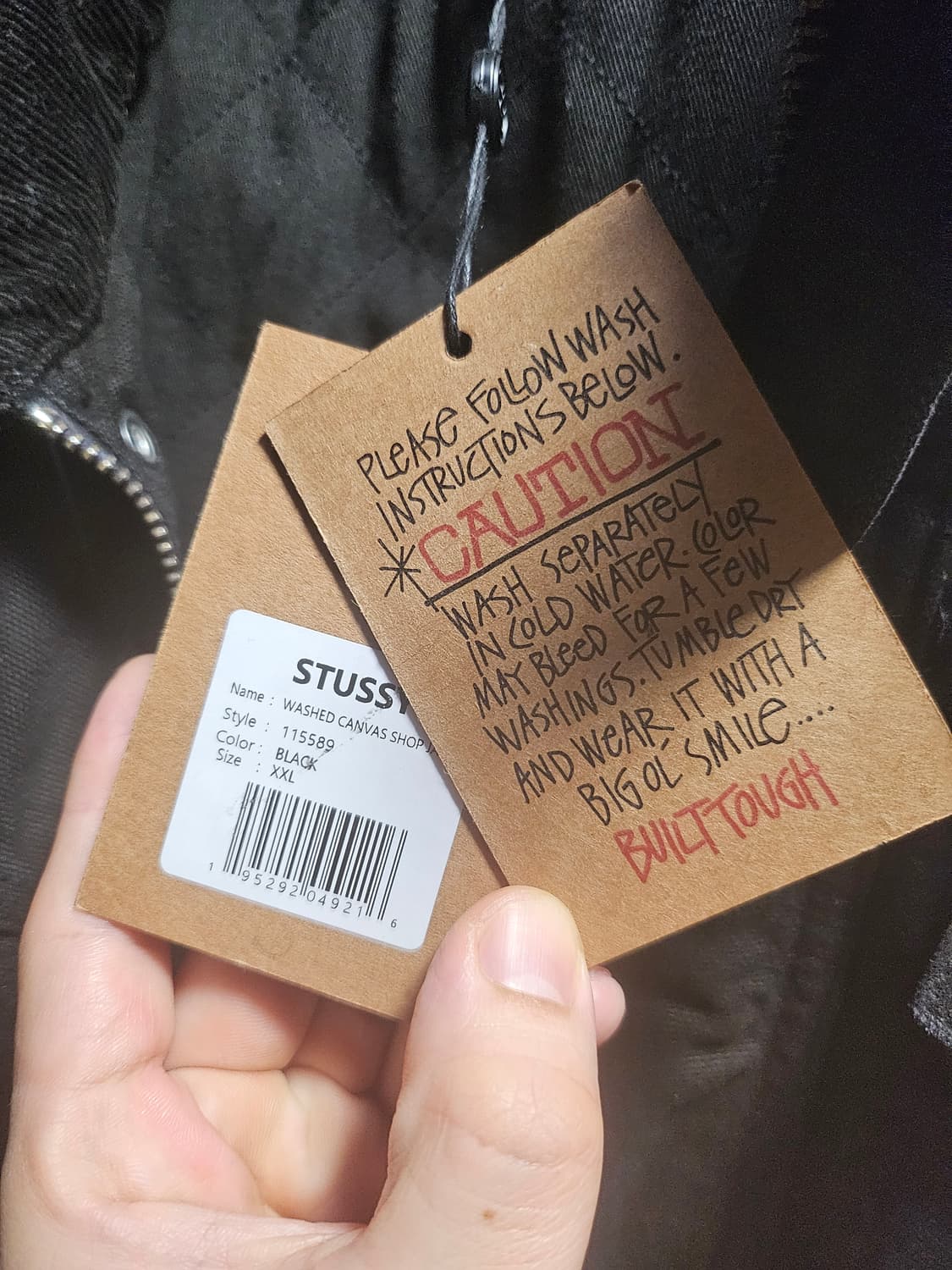 스투시 캔버스 워크자켓 xxl 상품이미지3