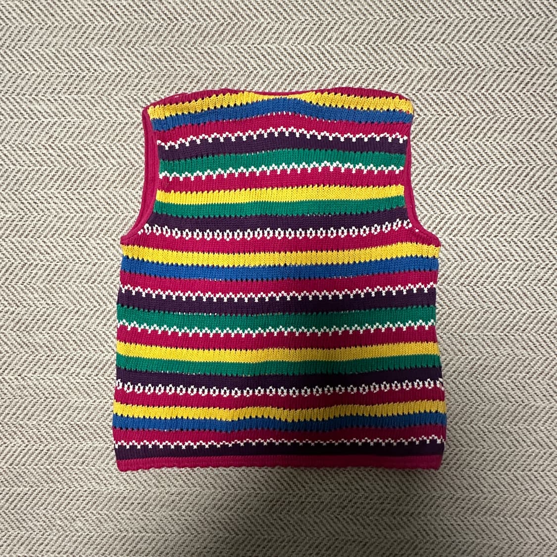 VINTAGE usa made knit vest 상품이미지2