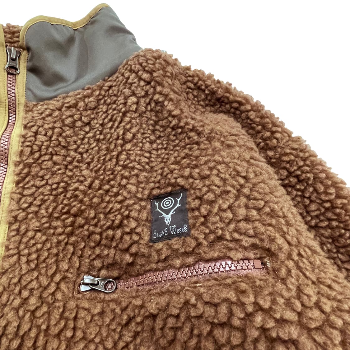 사우스2웨스트8 후리스 브라운 L 상품이미지3