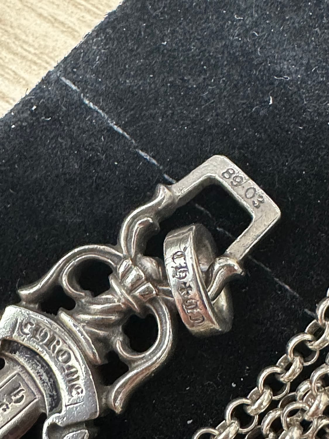 크롬하츠 10대거 페이퍼체인링 펜던트 상품이미지6