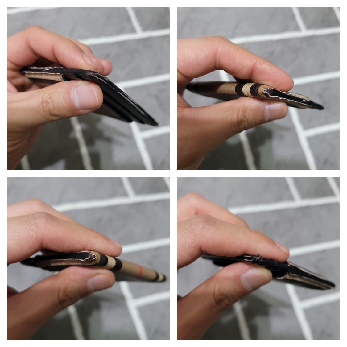 정품 버버리 체크 카드지갑 상품이미지5