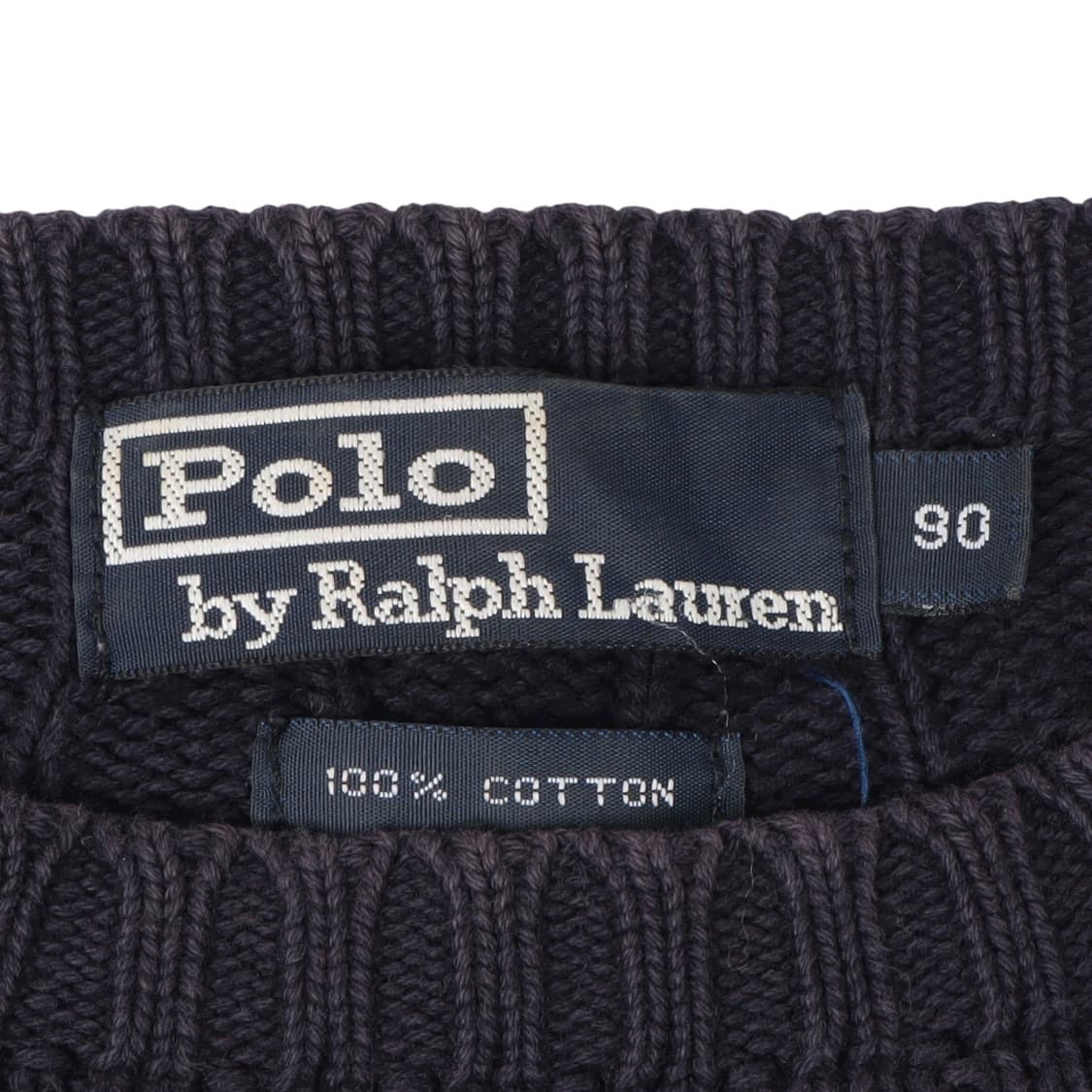90s 폴로 랄프로렌 네이비 케이블 니트 상품이미지8
