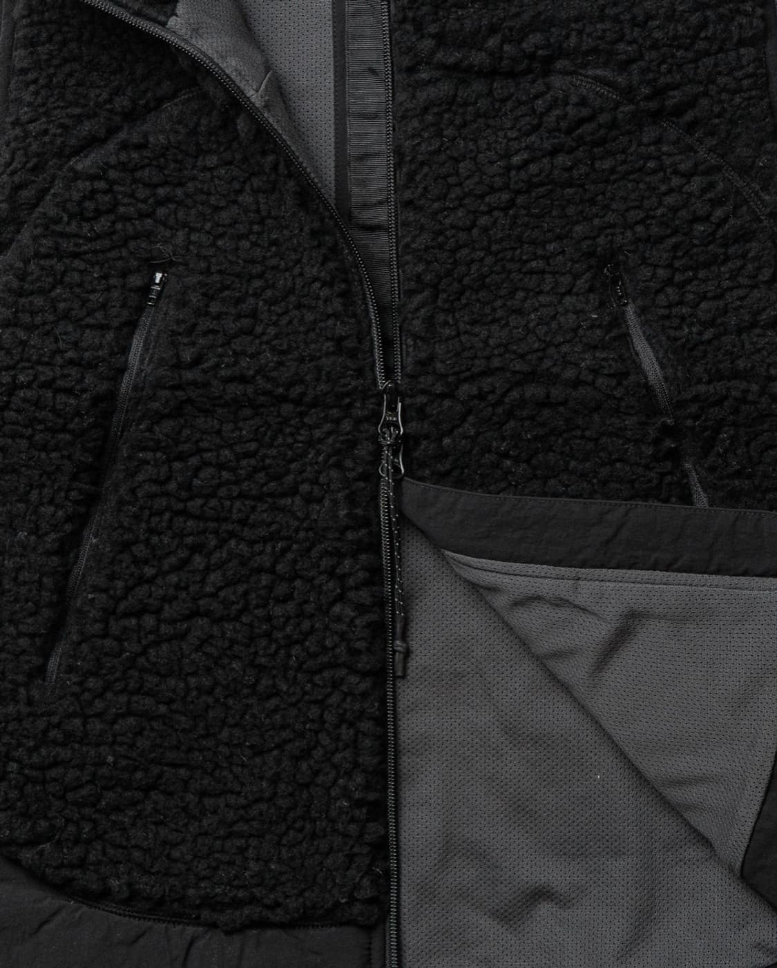 비헤비어 딥파일 베스트 조끼 블랙 상품이미지5