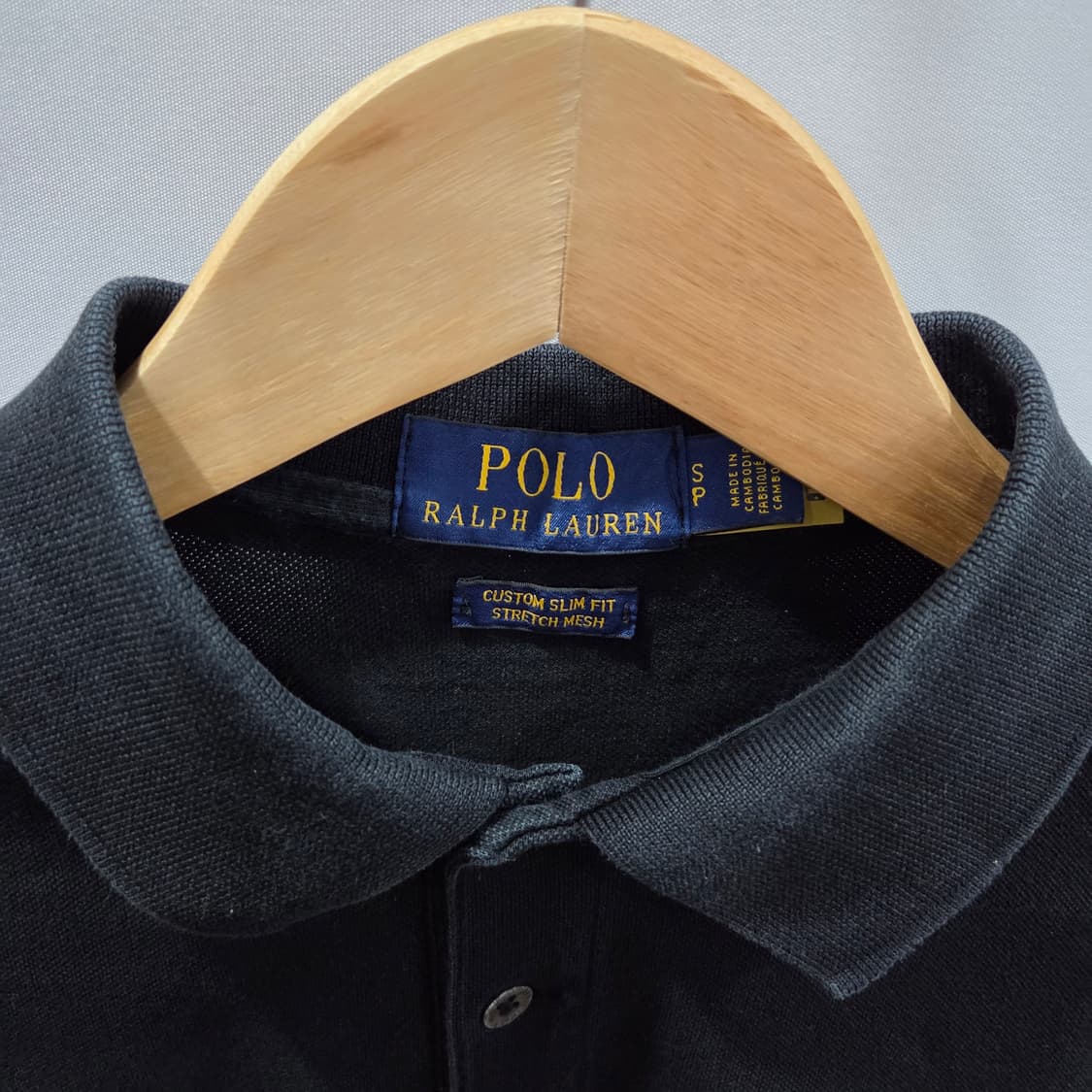 폴로랄프로렌 피케 카라 반팔티 블랙 S 상품이미지6