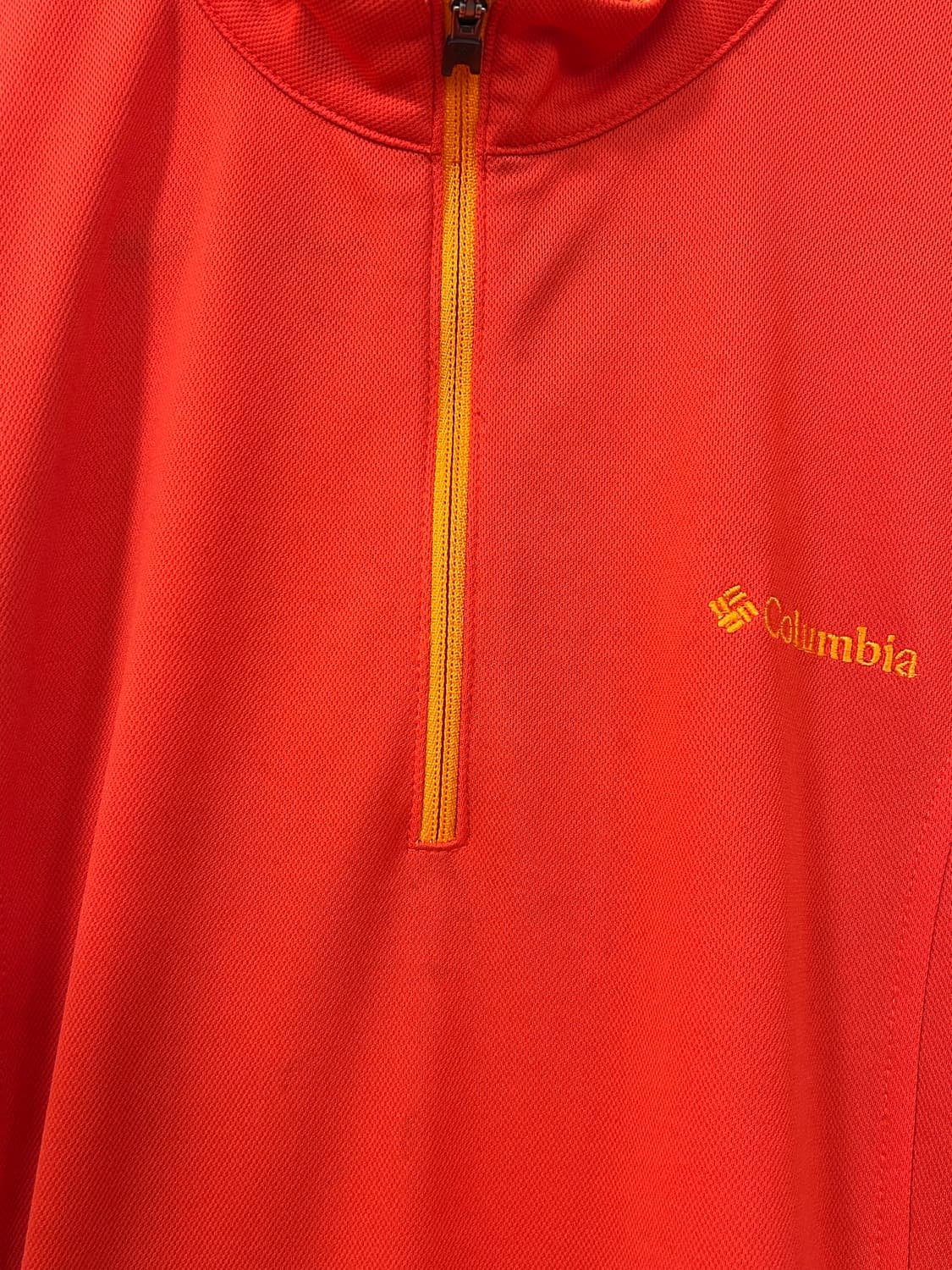 컬럼비아 기능성 집업 티셔츠 L 레드 상품이미지4