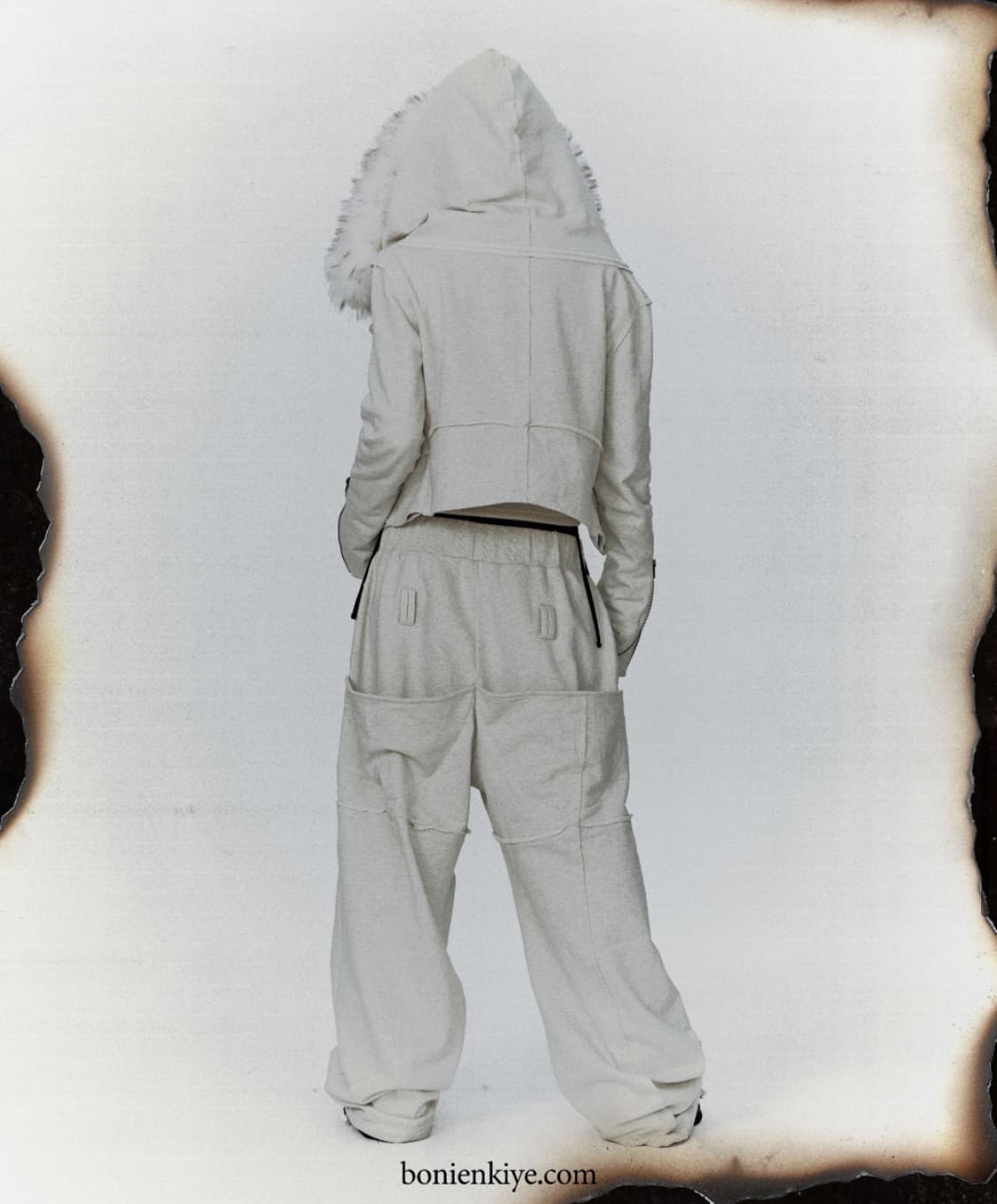 bonienkiye 퍼 후드 자켓 집업 3사이즈 보니앤키예 상품이미지7