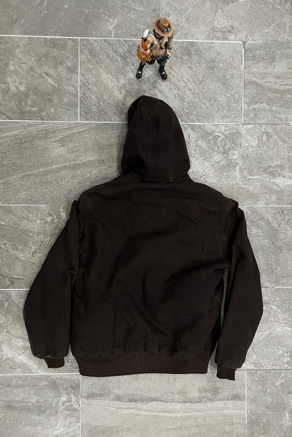 (M) 칼하트 덕 액티브 후드자켓 J130 DKB 다크브라운 상품이미지2