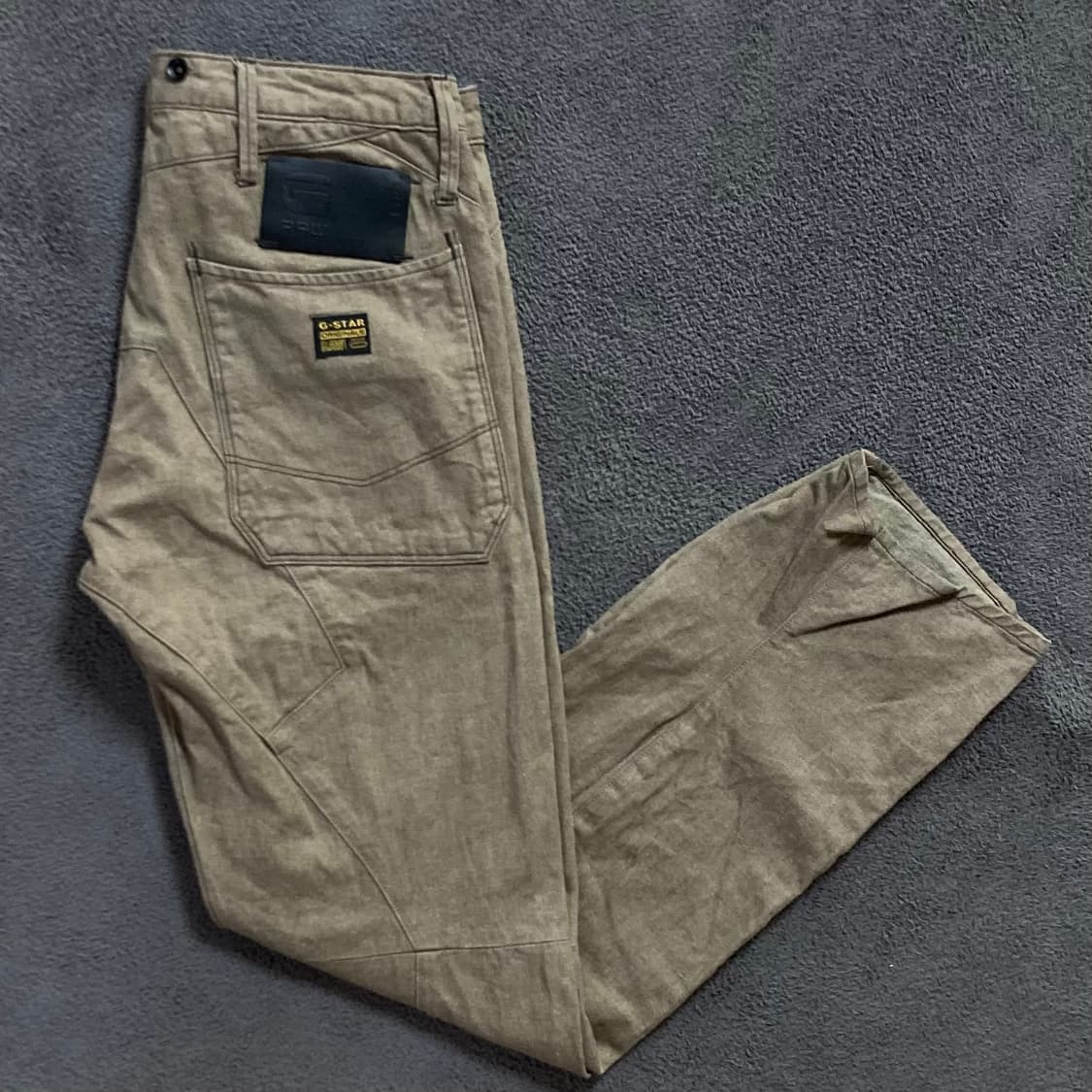 지스타로우 로우 코튼팬츠 상품이미지1