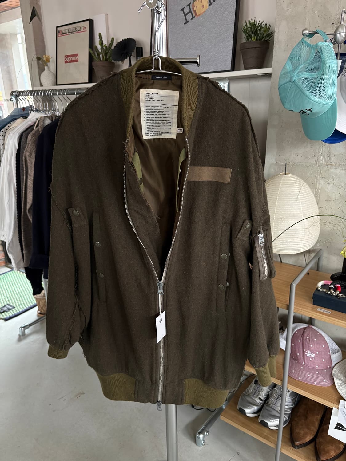 R13 알써틴 봄버 자켓 상품이미지2