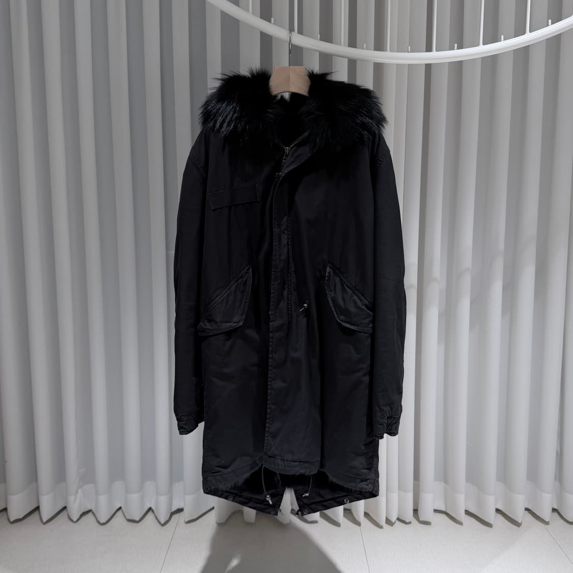 (S+/XL) / 미스터앤미세스퍼 블랙 블랙퍼 퀄팅 야상 패딩 자켓 상품이미지1