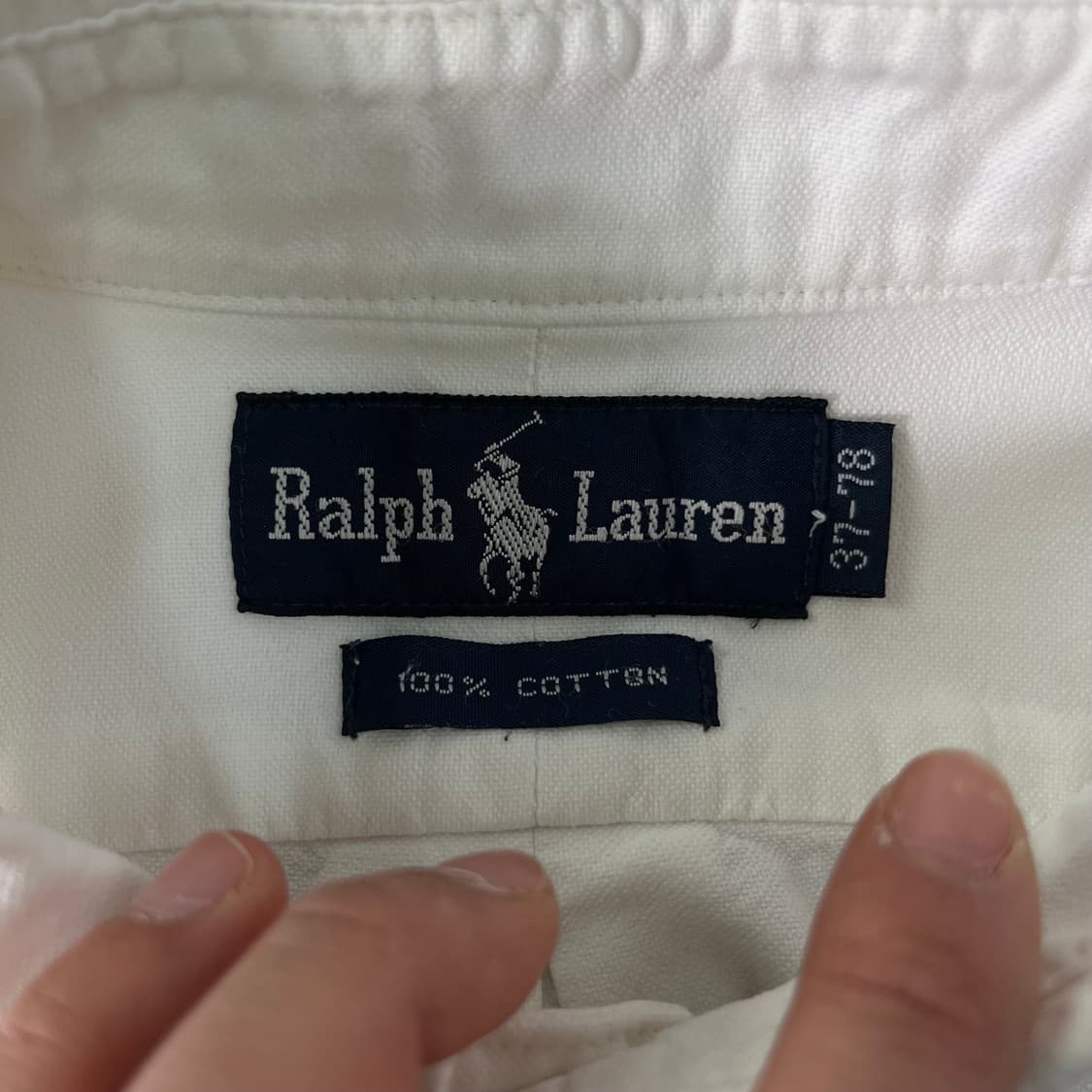 100 폴로랄프로렌 화이트 코튼 셔츠 상품이미지4