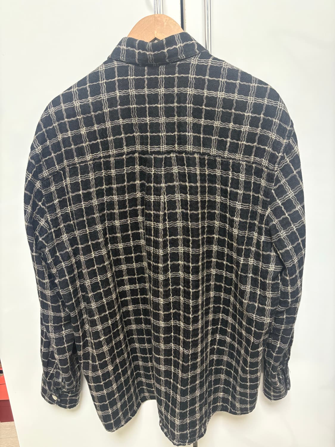 [48]아워레가시 어보브 셔츠 블랙 피쉬넷 상품이미지6