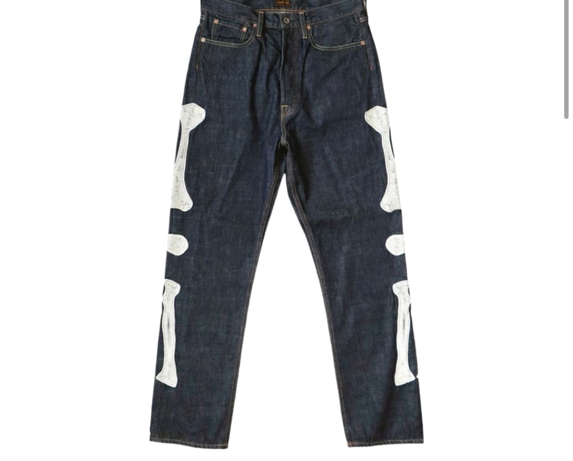 32) 캐피탈 12.5온즈 데님 멕시칸 턱시도 5P 오카길리 팬츠 인디고 상품이미지1