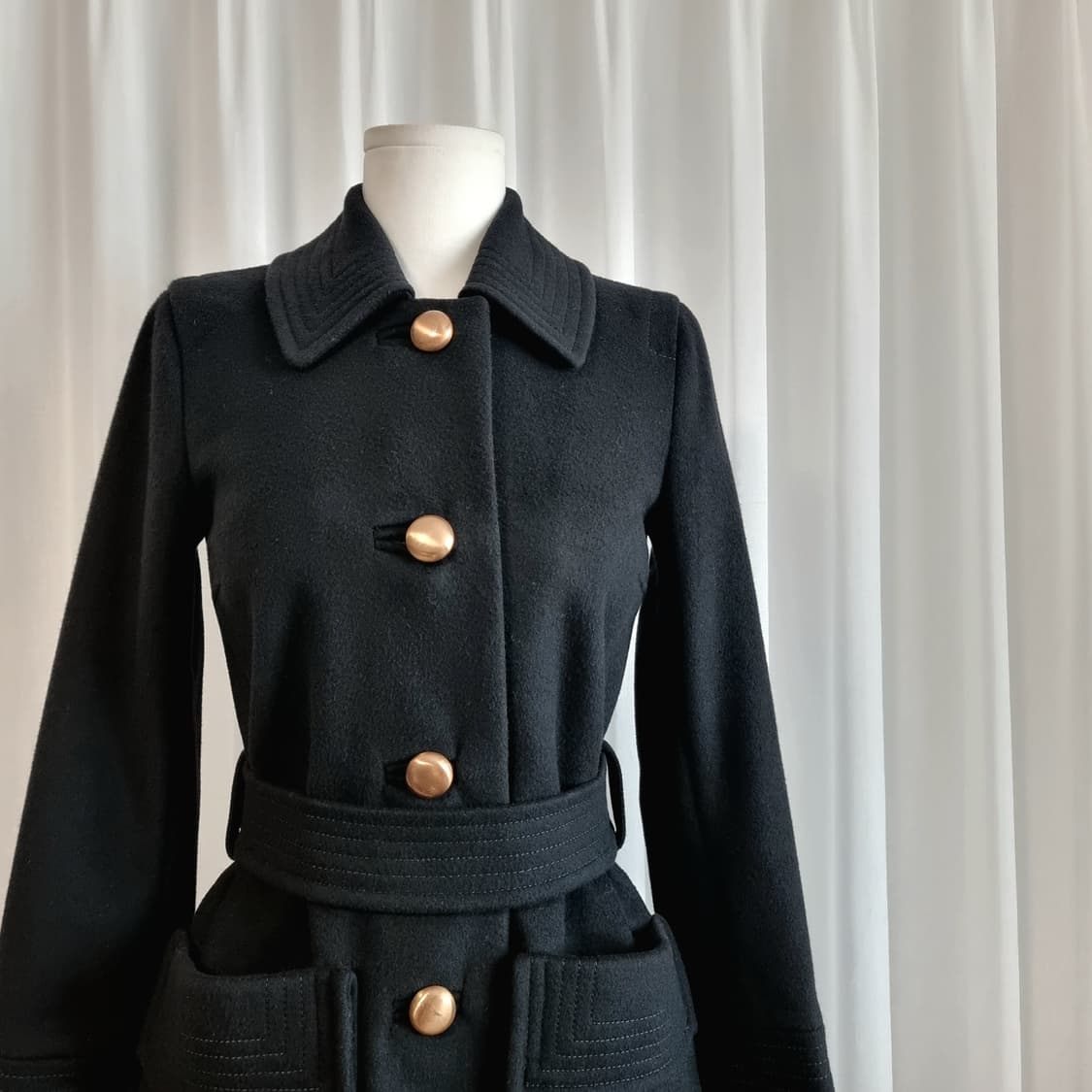 마크바이 마크제이콥스 버진울80혼방 코트 (4455/표기XS) 상태좋음 상품이미지4