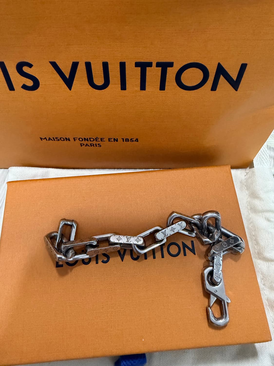 루이비통 버질아블로 체인 팔찌 m size 상품이미지2