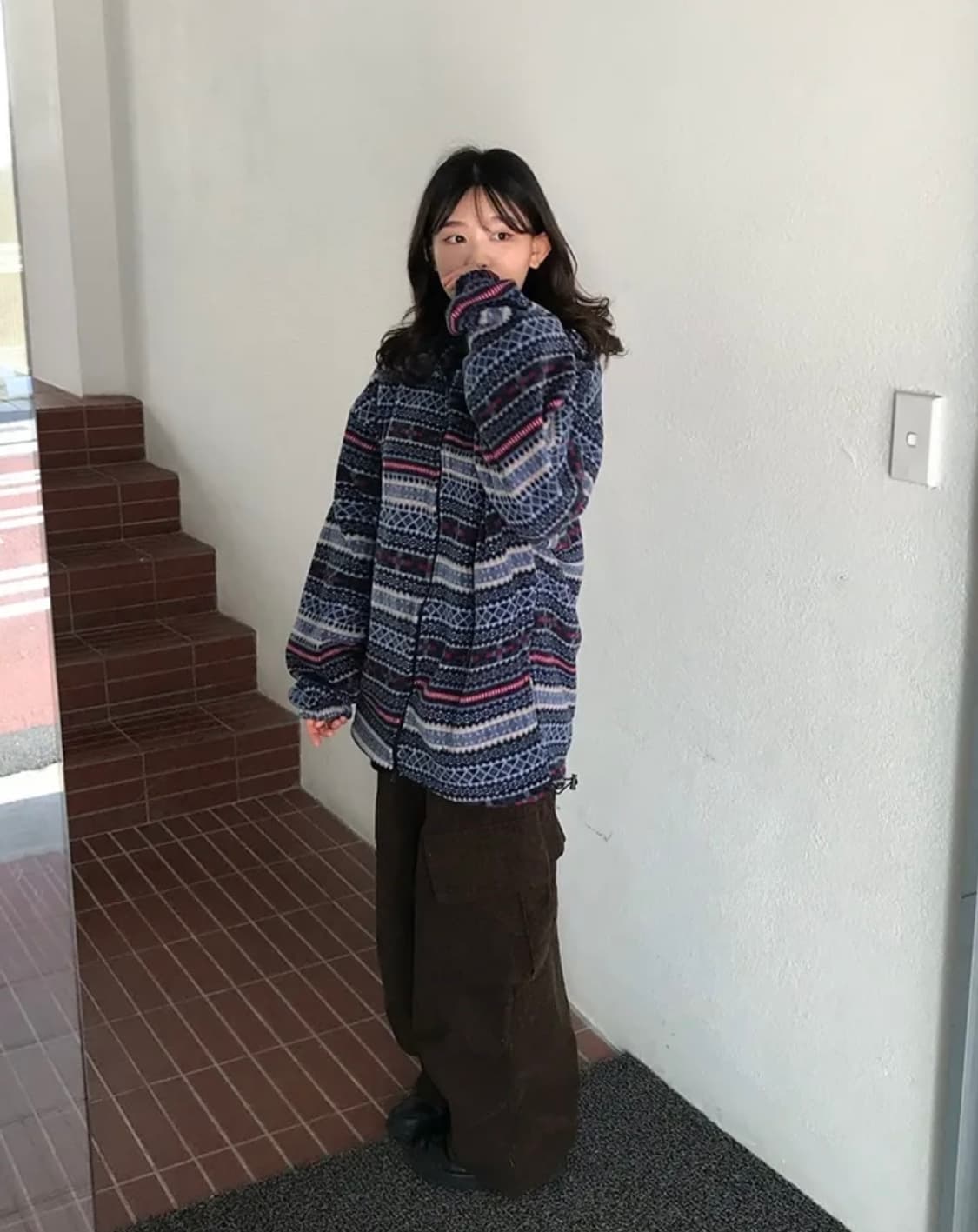 빈티지 후리스집업 상품이미지1