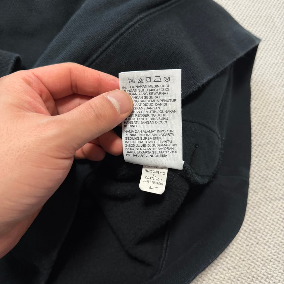 나이키 하프집업 기모 맨투맨 상품이미지4