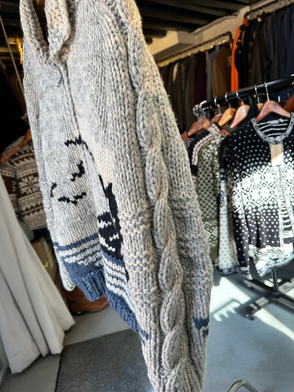 캐나다 헤비 울 코위찬 스웨터 상품이미지6