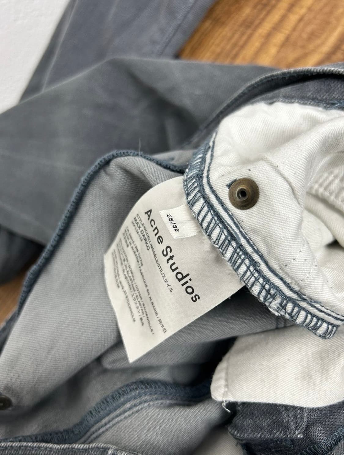 Acne Studios Max Darko Slim Leg Jeans 상품이미지9