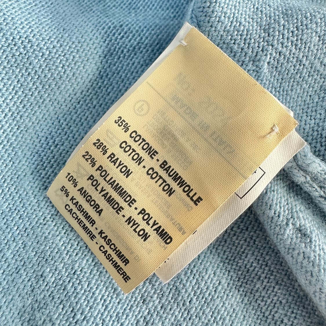 블루마린 퍼 트리밍 니트 가디건 상품이미지3