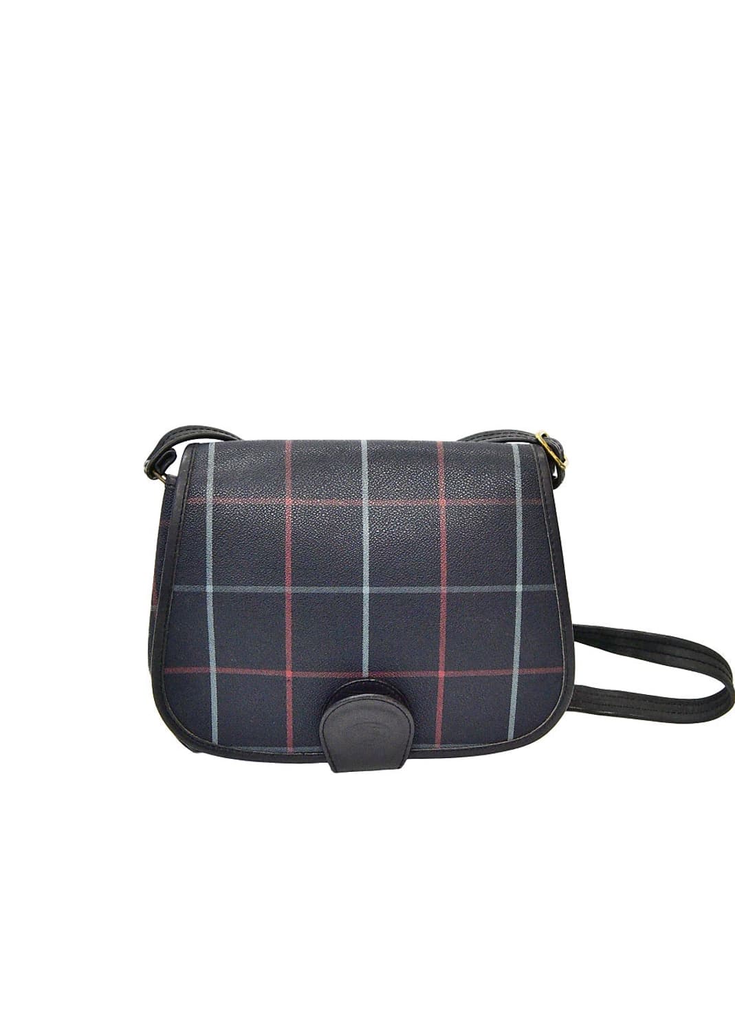 버버리 시그니처 네이비 체크 크로스백(정품) 상품이미지1