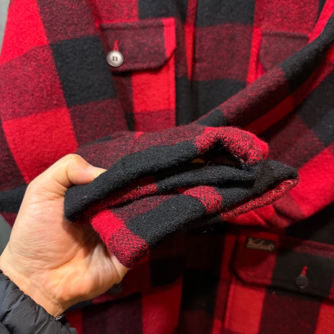 [M] WOOLRICH 울리치 타탄 체크 울자켓 상품이미지3