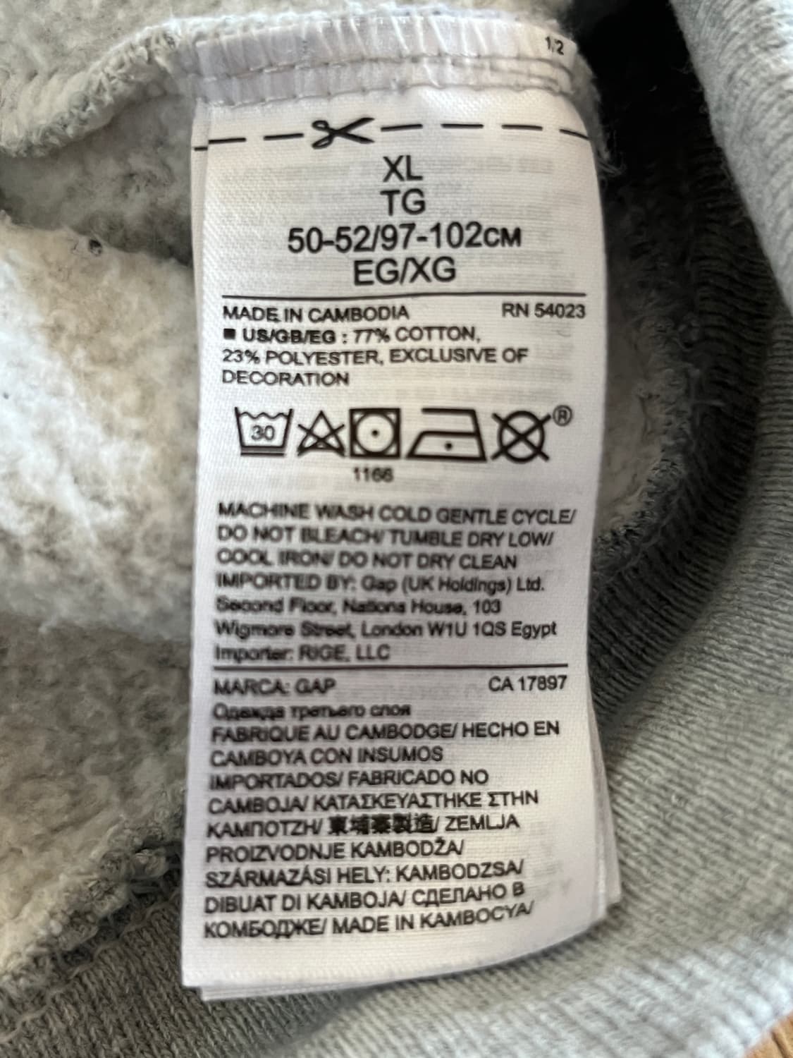 갭 gap 하늘하늘 얇은 후드 상품이미지4