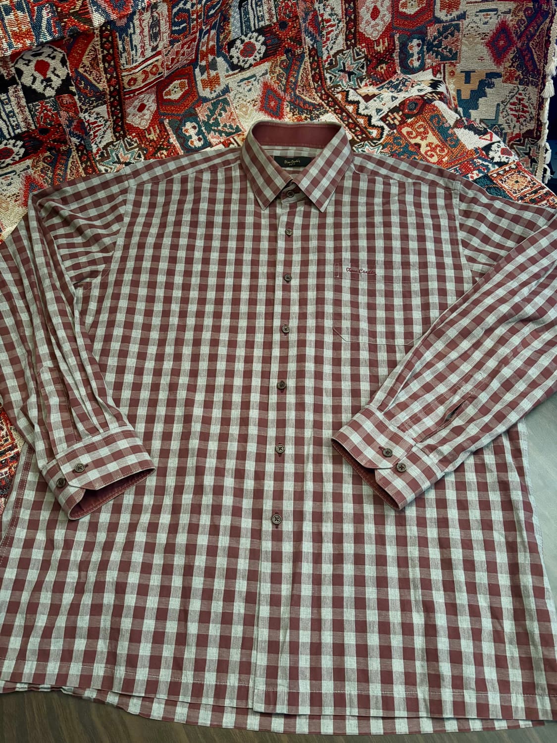 Vintage Classic gingham check pattern 상품이미지2