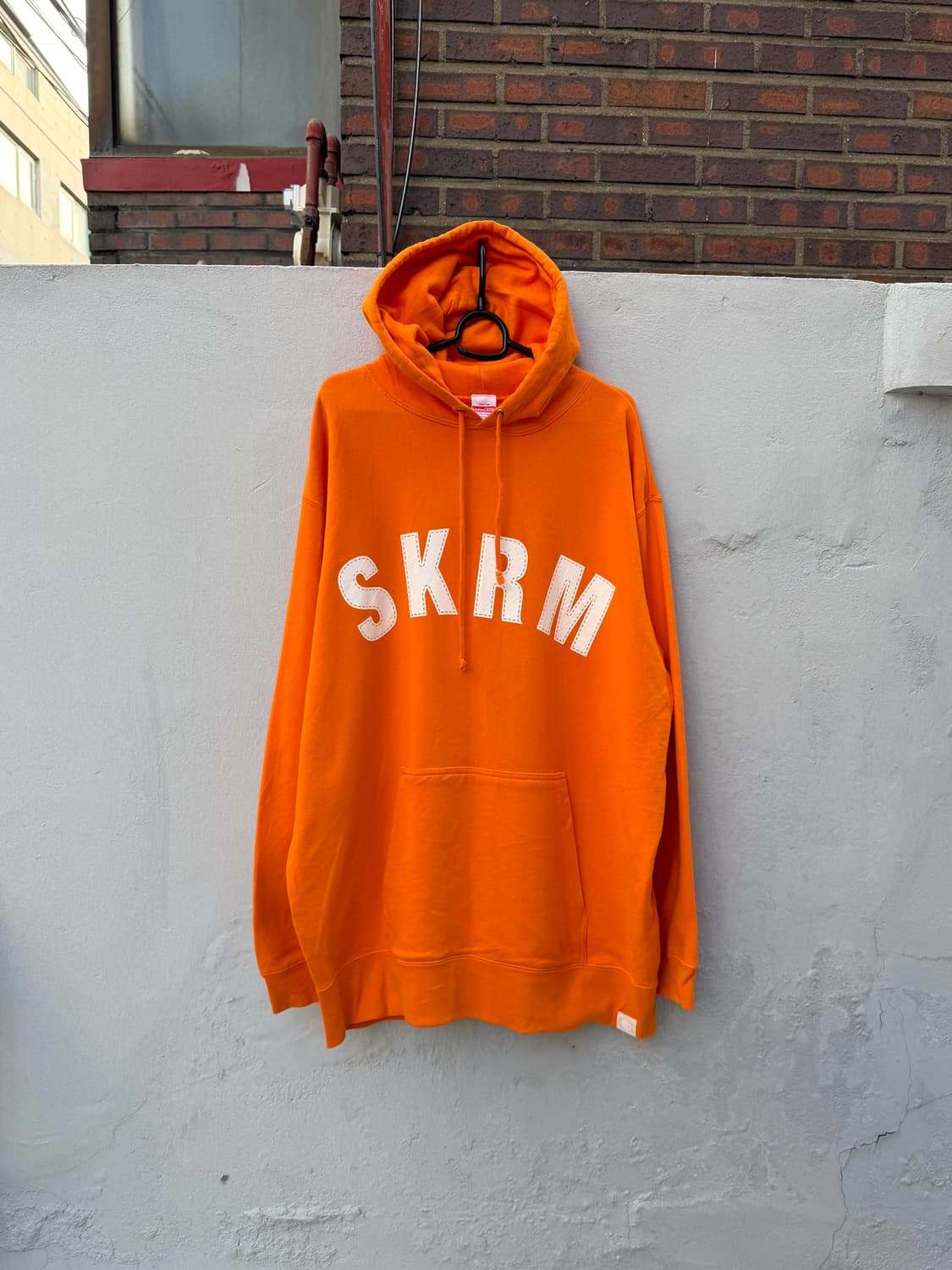 Shikuramen 시쿠라멘 제이팝 밴드 머천 빈티지 후드티 오렌지 상품이미지1