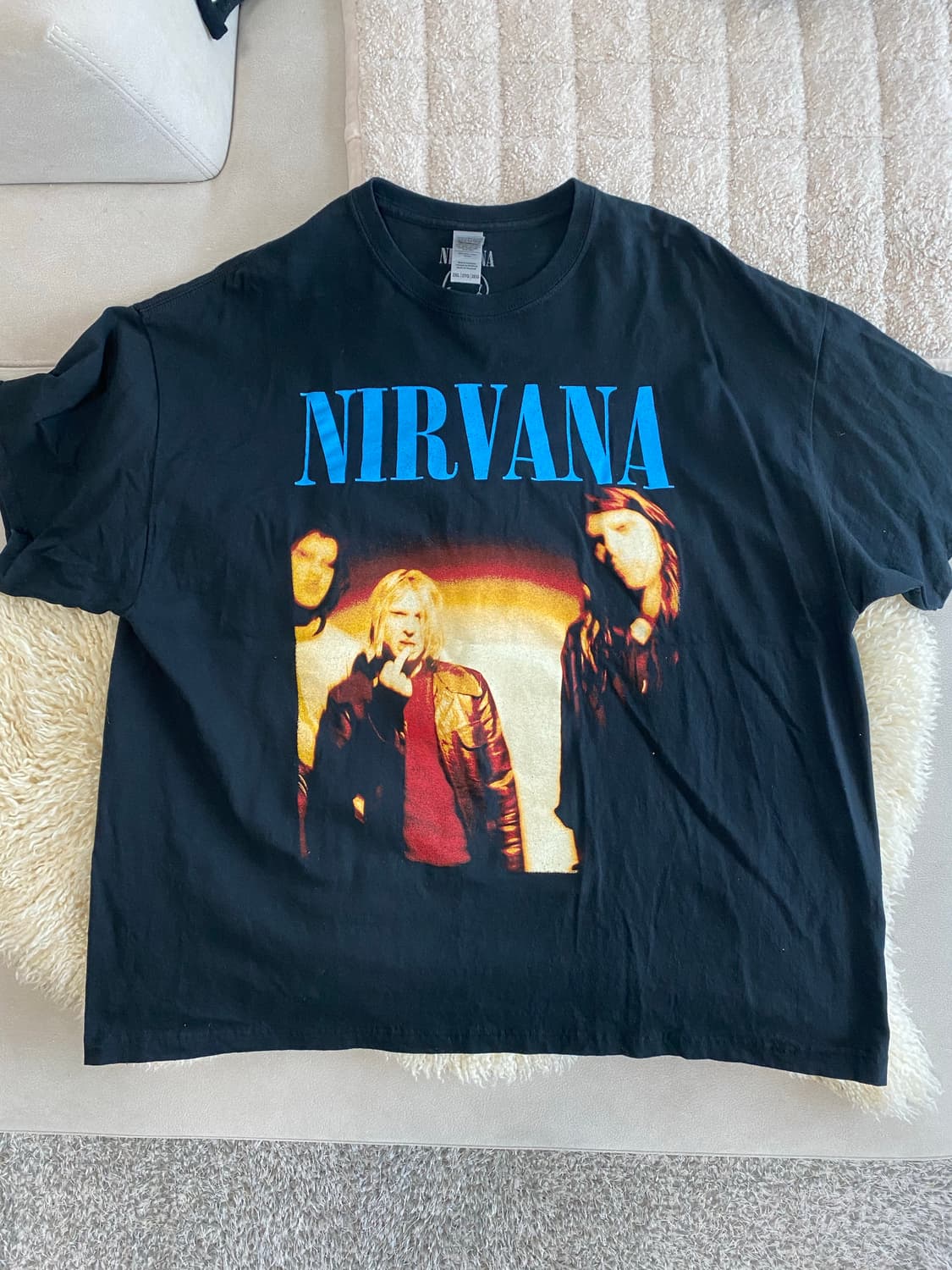 2021 너바나 빈티지 락 밴드 티셔츠 길단 2xl 상품이미지1