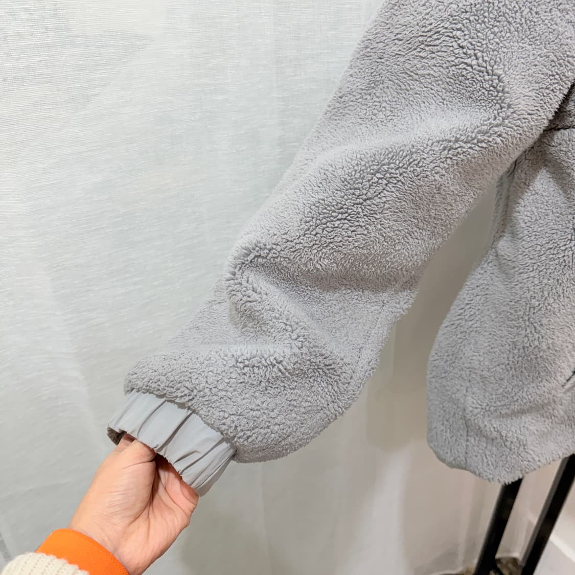 (110)르꼬끄 양면 점퍼 플리스 뽀글이 덤플 리버시블 4029 상품이미지10