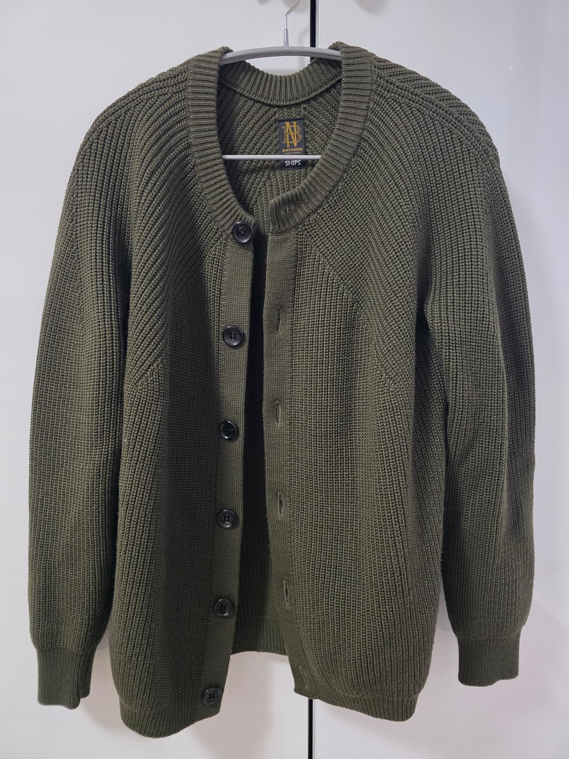 바토너 올리브 가디건 2사이즈 상품이미지1