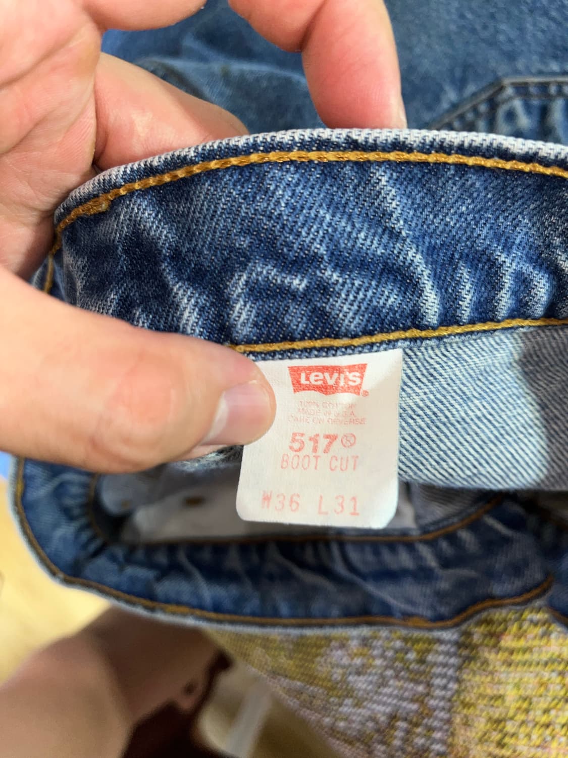 (Made in usa)리바이스 517 레드탭 36x31 판매 상품이미지9