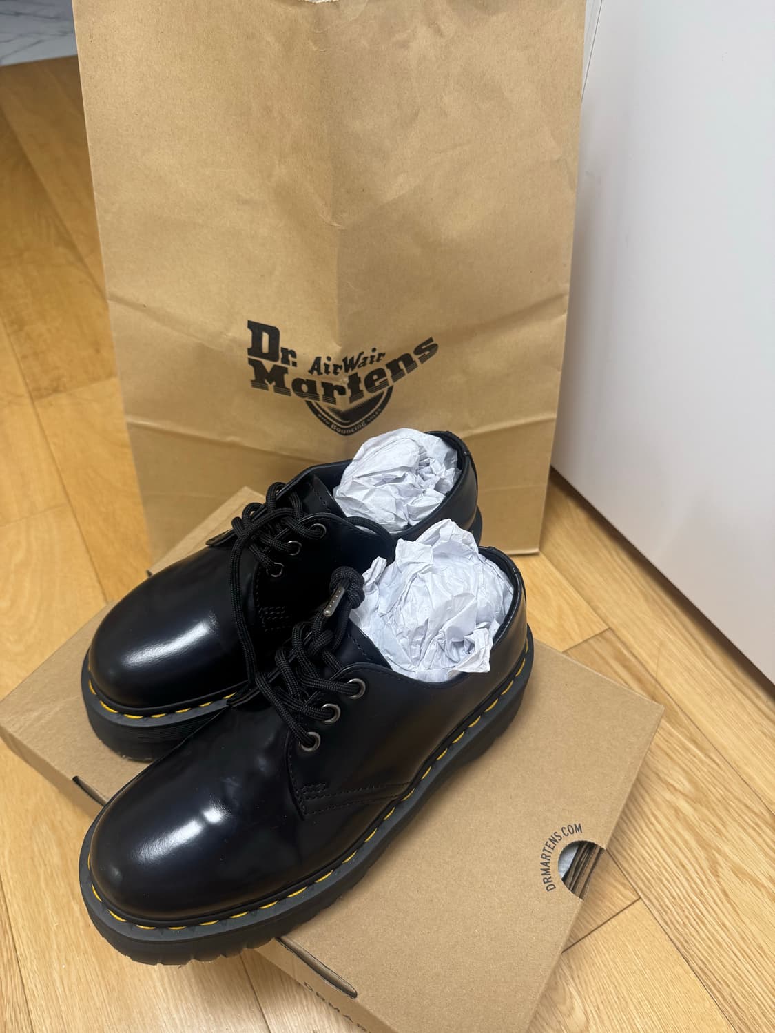 닥터마틴 1461 쿼드 블랙 240 상품이미지1