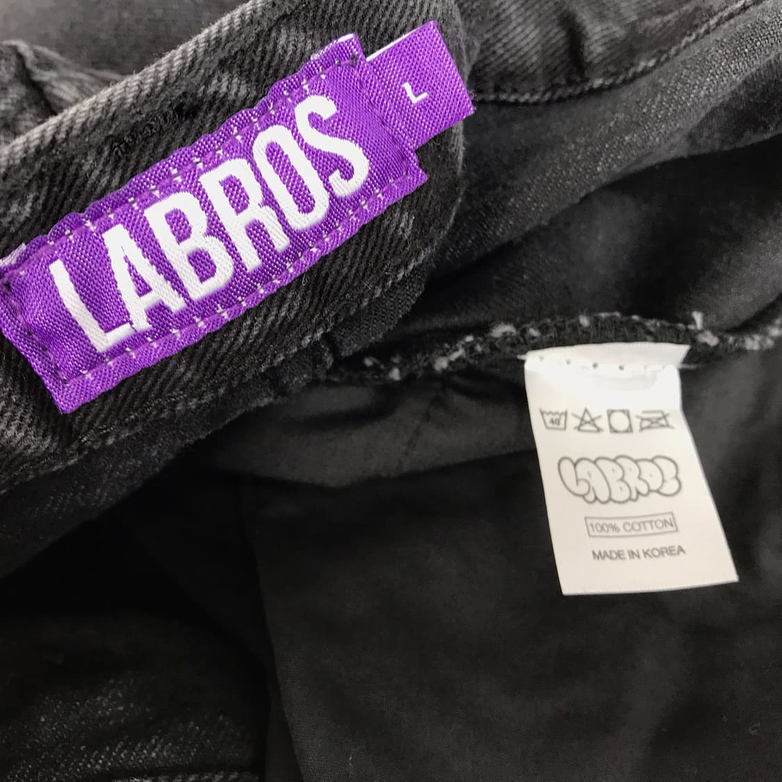 라브로스 LABROS 흑청바지 데님 남성L 상품이미지10