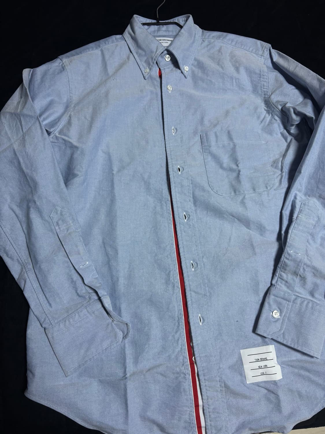 [3] 톰브라운 옥스포드 셔츠 라이트 블루 상품이미지1