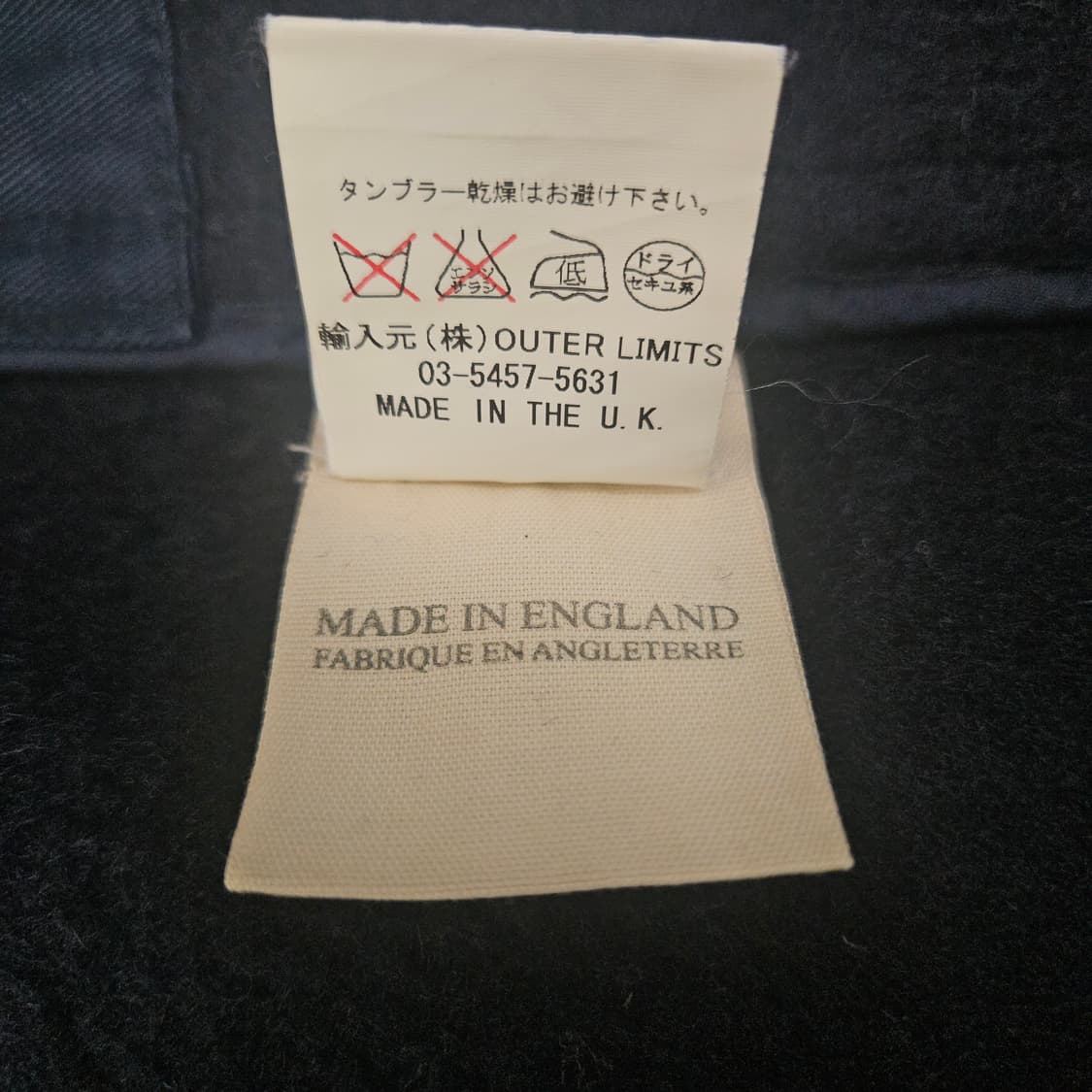 (무료배송) 영국제 나이젤카본 어센틱 롱더플코트 / 네이비 / 90사이즈 상품이미지5