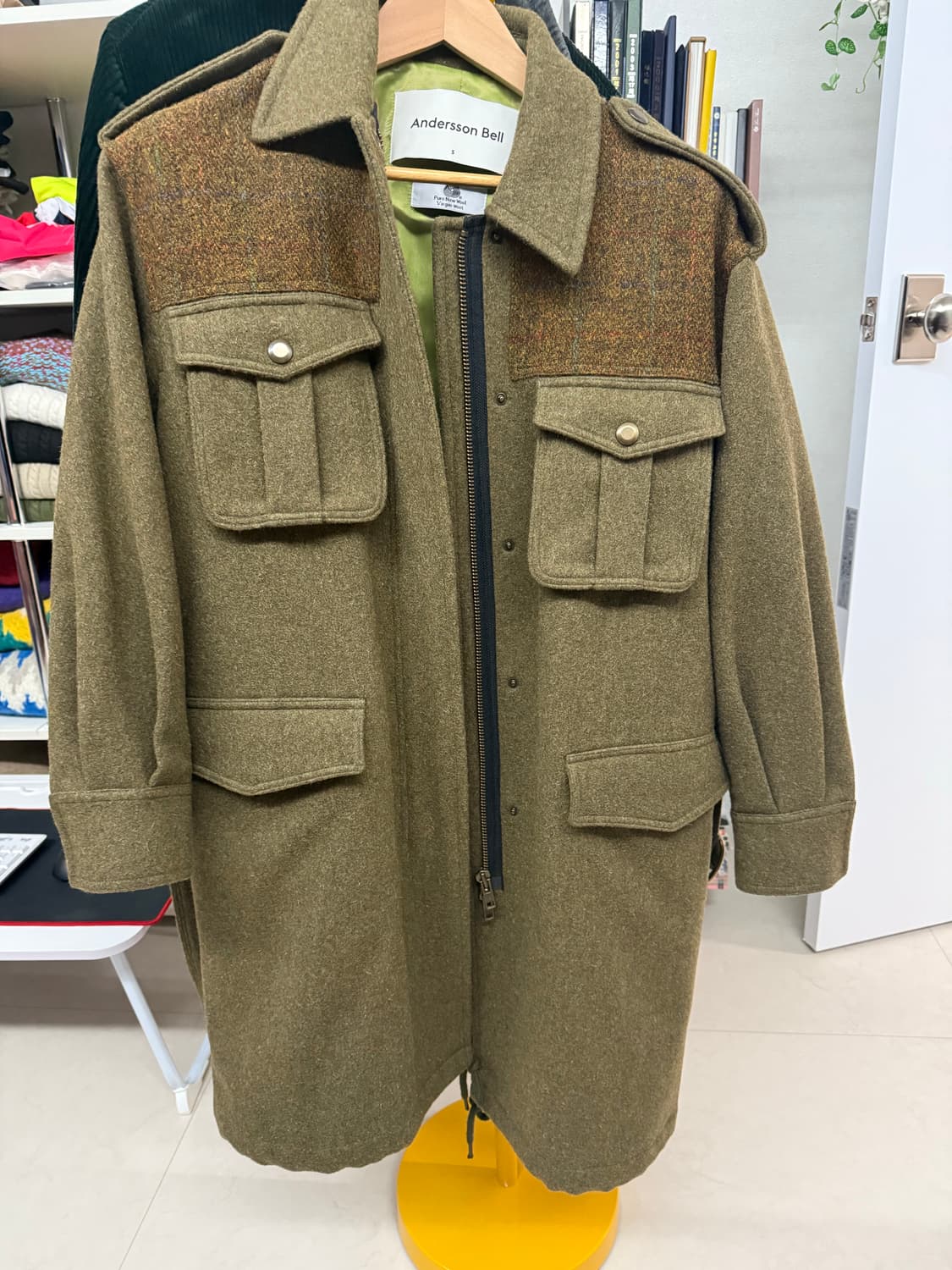 앤더슨벨 m-51 밀리터리 코트 S 상품이미지2