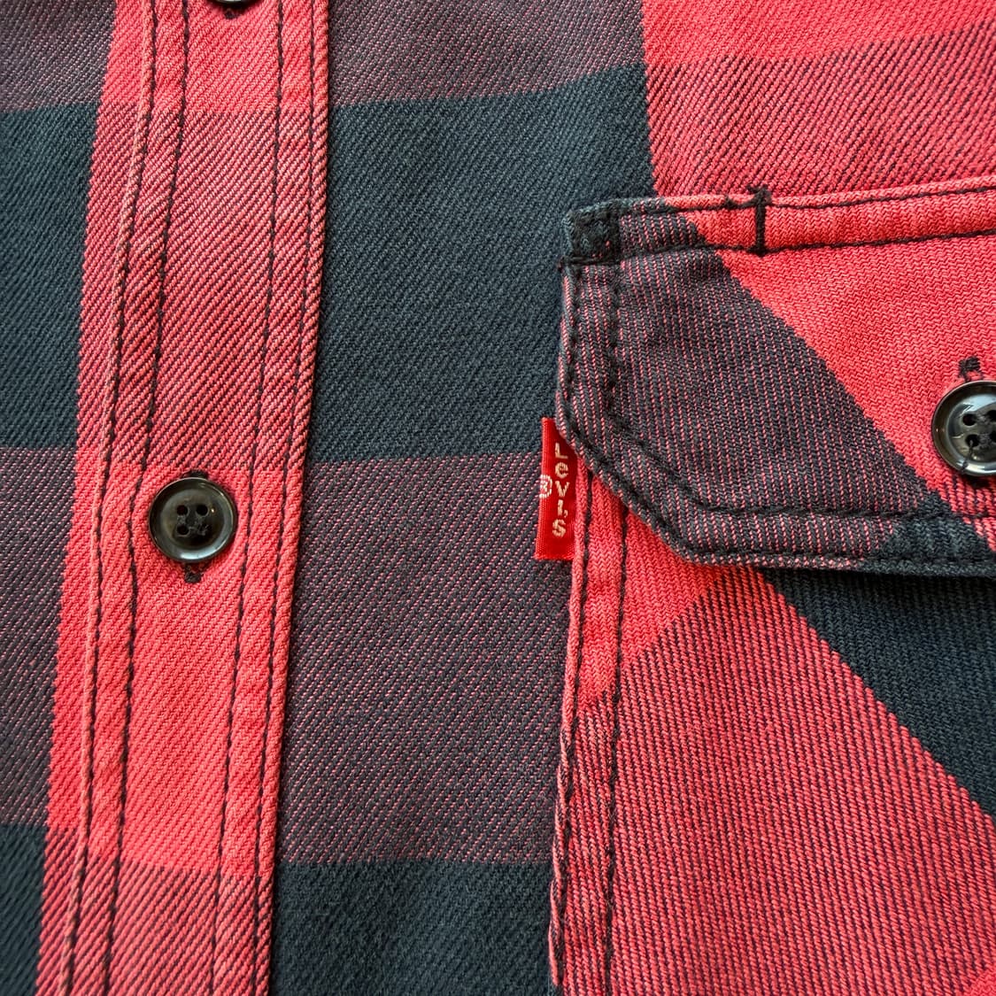 리바이스 레드탭 체크 워크 셔츠 상품이미지5