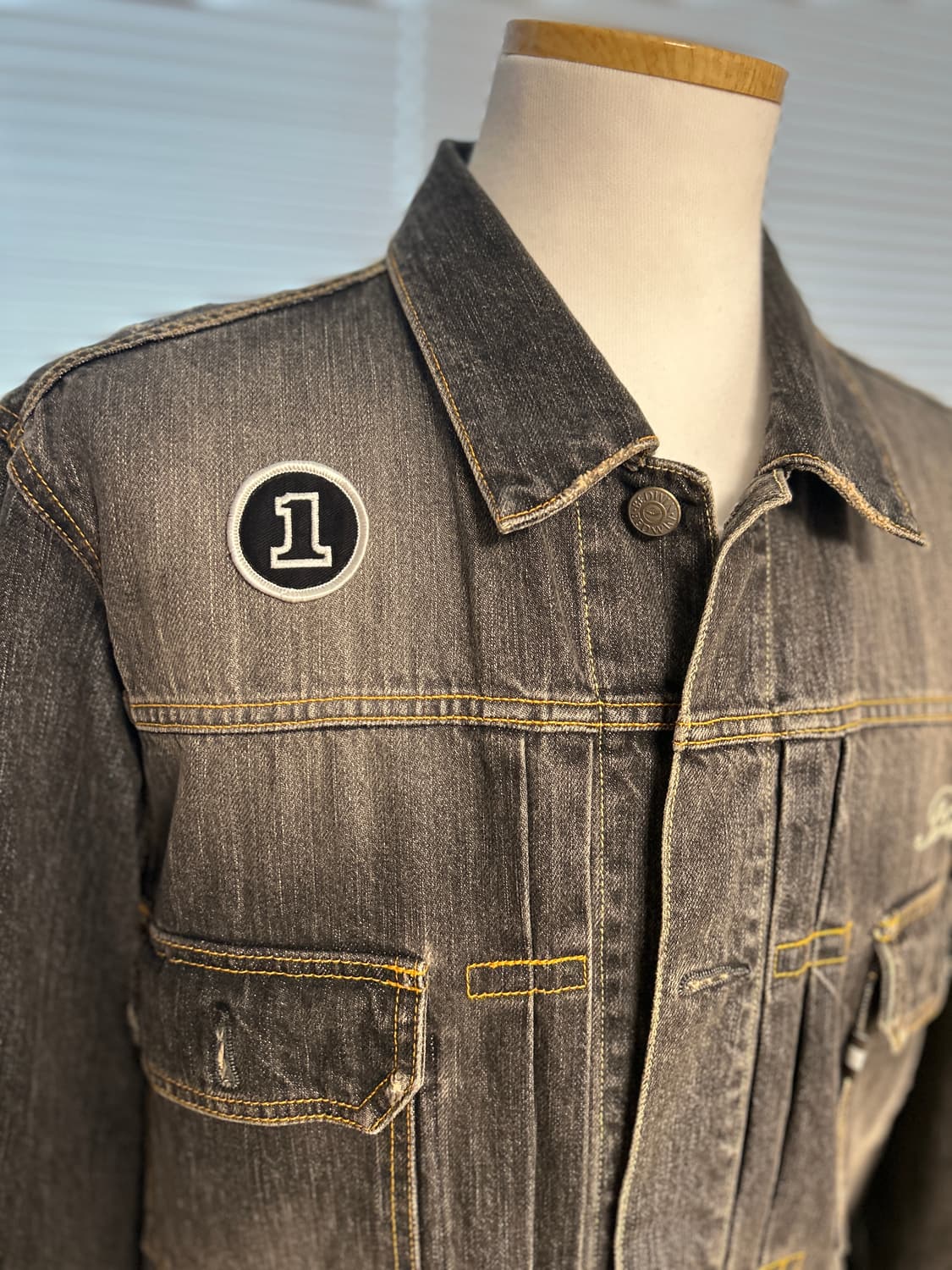 BEDWIN & THE HEARTBREAKERS 그런지 데님 트러커 자켓 상품이미지1