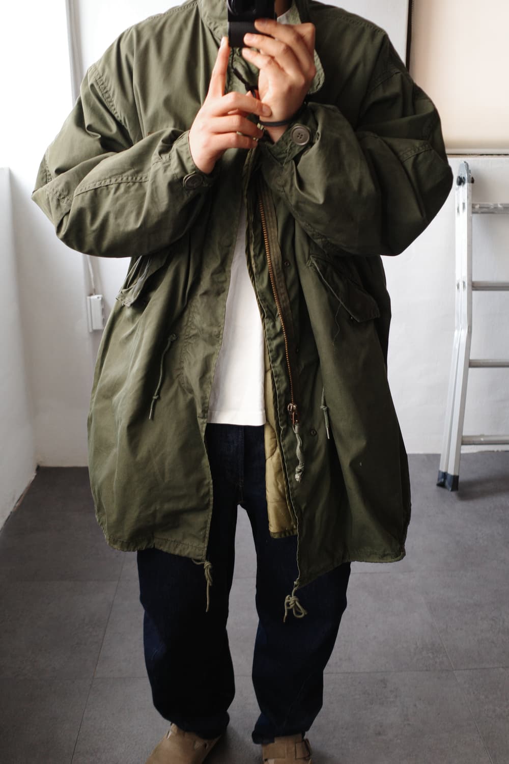 80s M-65 오리지널 피쉬테일 개파카 상품이미지2