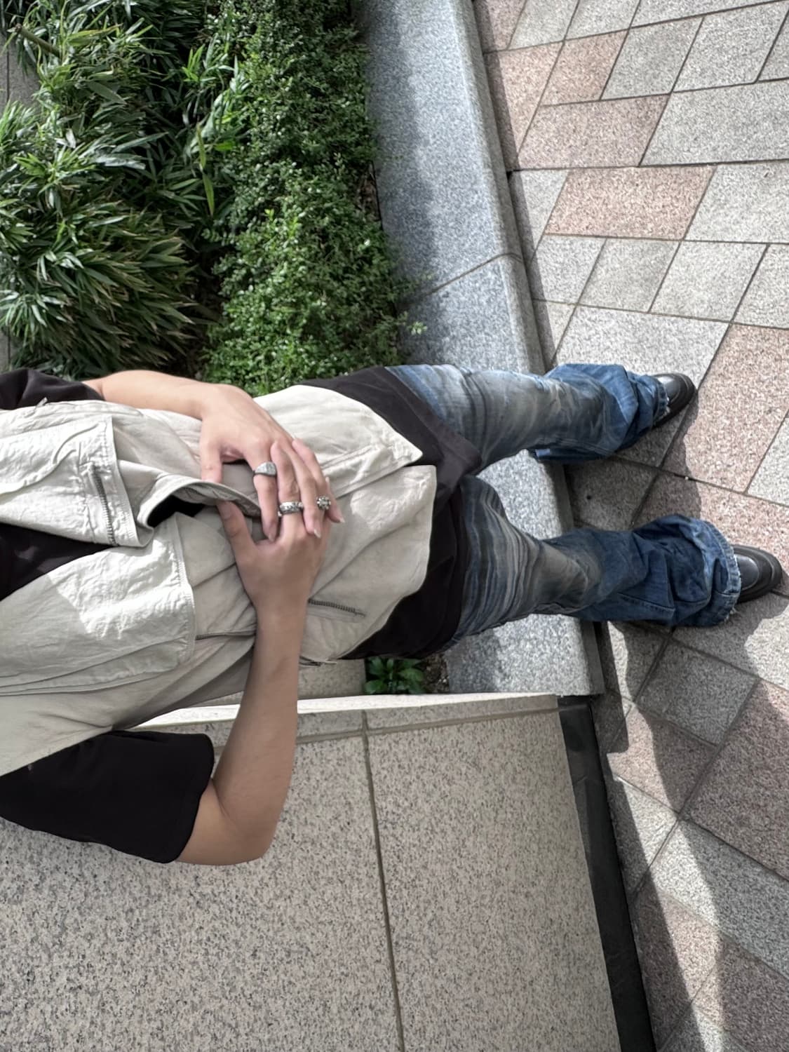 릭오웬스 램스킨 레더 베스트 자켓 상품이미지1