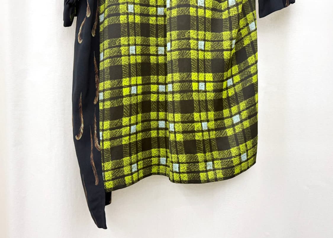 드리스반노튼 페더 체크 프린트 원피스 상품이미지7