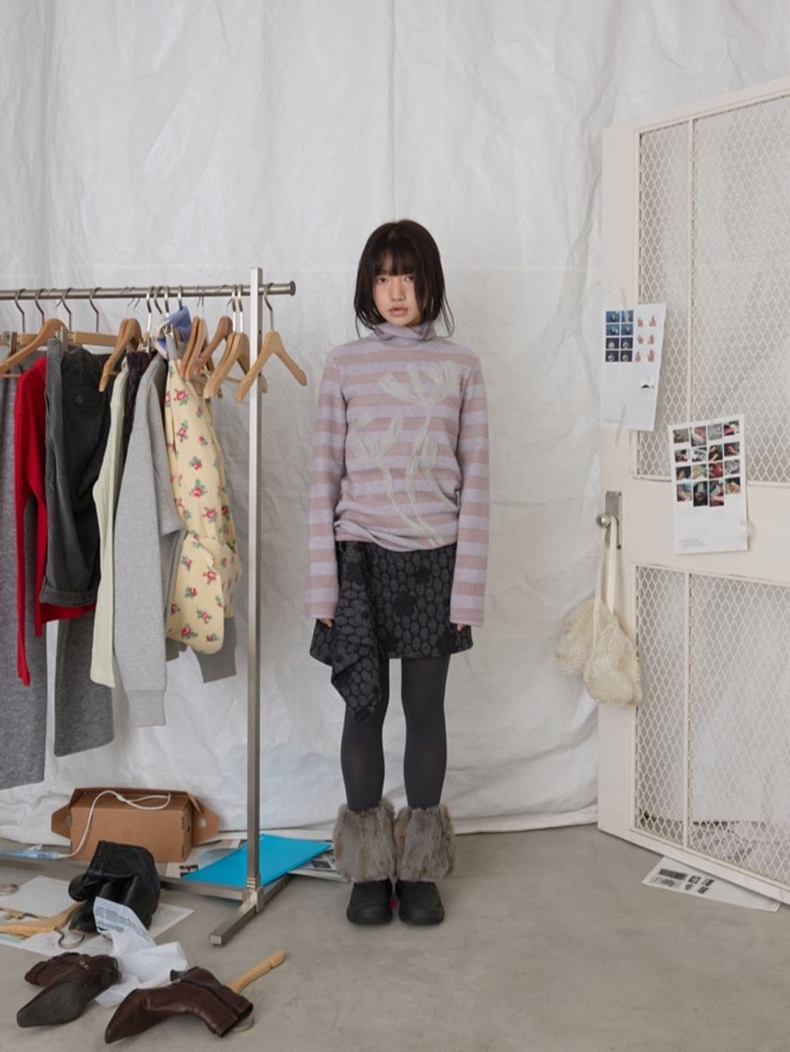 영마일웨어 felt planty turtleneck_ash violet 상품이미지2