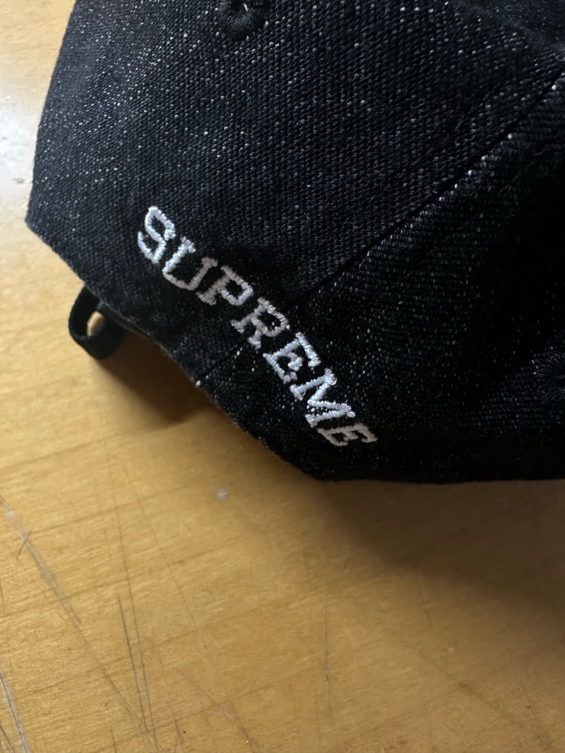 슈프림 코듀라 데님 스몰 박스 6-패널 블랙 - 24SS Supreme  상품이미지6