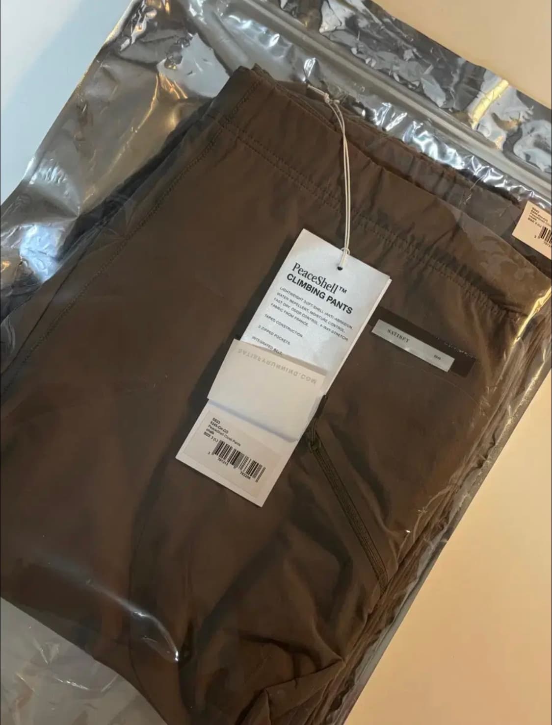 새티스파이 Satisfy PeaceShell 클라이밍 팬츠 L (3) 상품이미지1