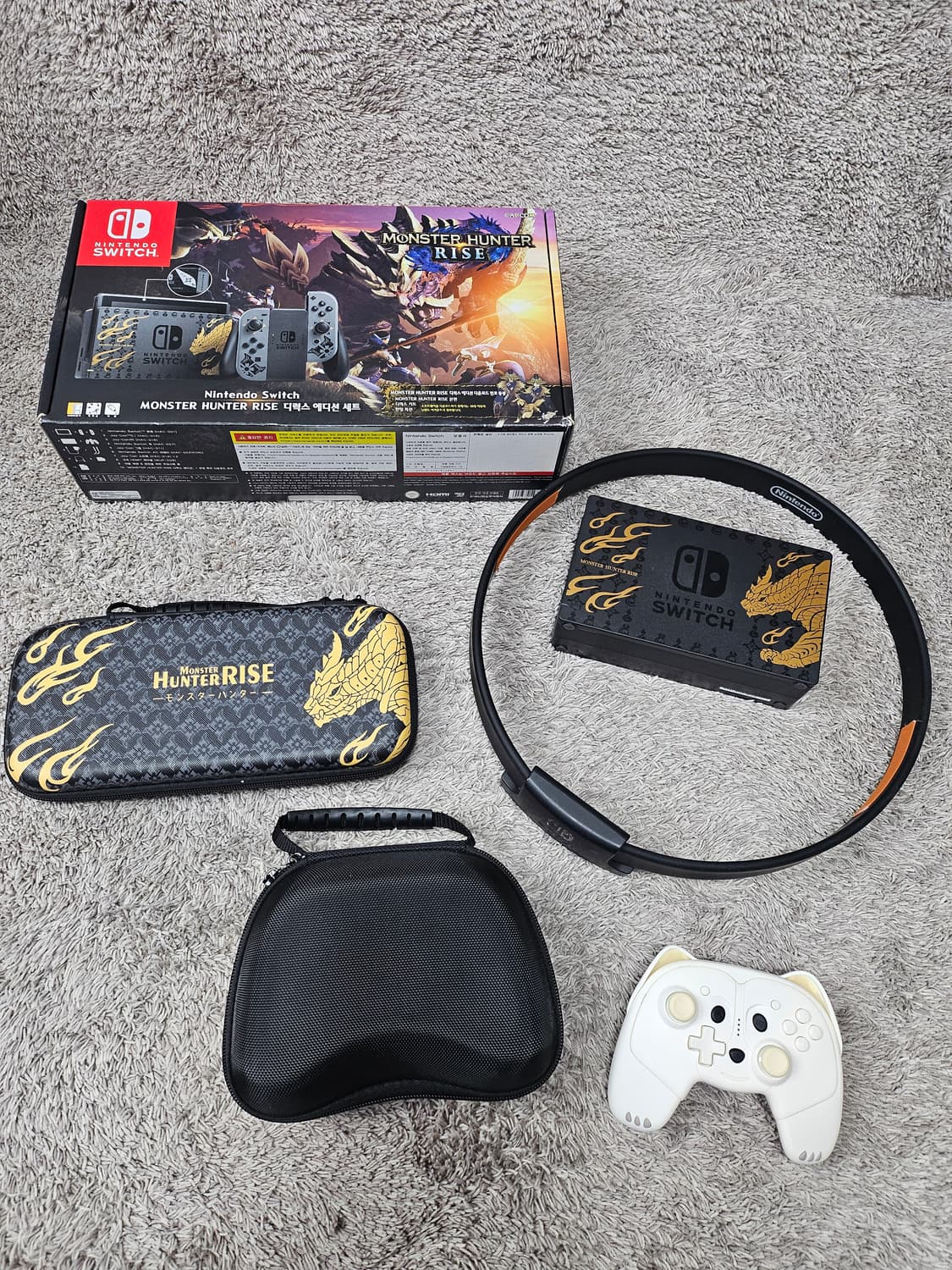 닌텐도 스위치 몬스터헌터 에디션 및 조이스틱 일괄판매 게임기 상품이미지1