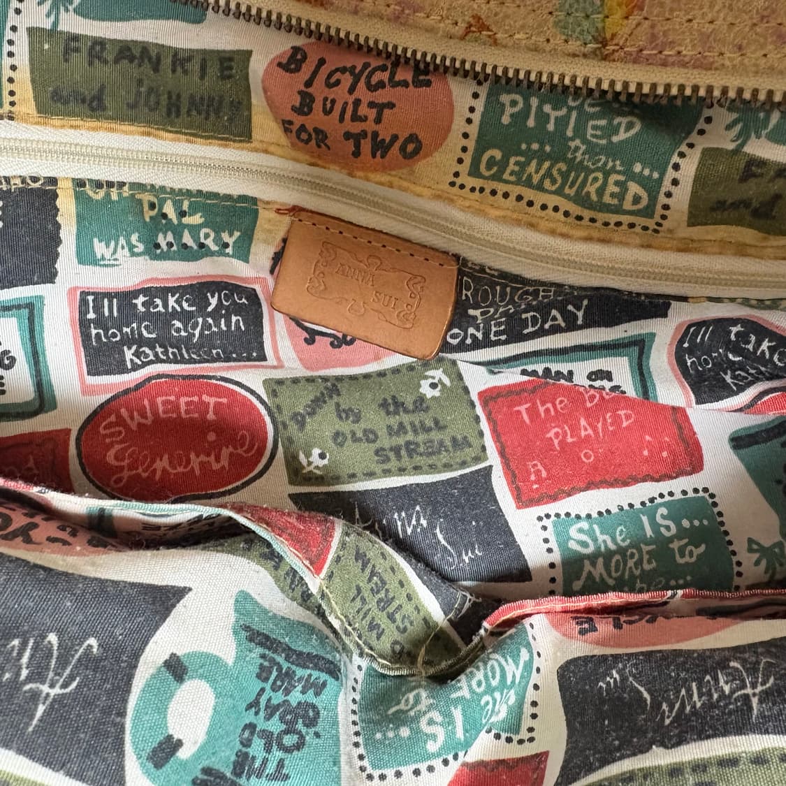 안나수이 레더 핸드백 상품이미지7