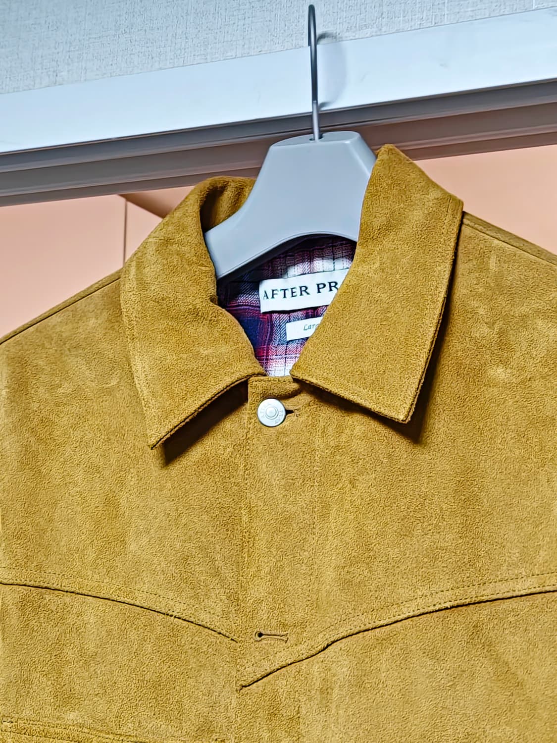 [할인] 애프터프레이 스웨이드 트러커 블루종 모카 (24FW) 상품이미지3